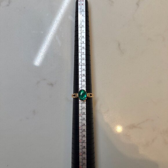 Vintage Abalone Ring 14k Gold Filled - Picture 4 of 8